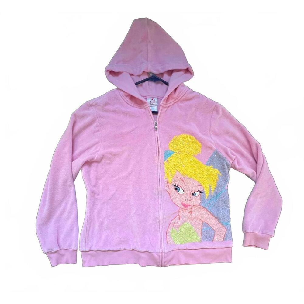 Disney Store‎ Tinkerbell Sequin Hoodie - XL